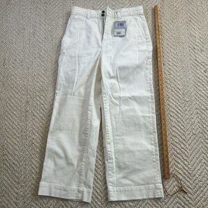 Everlane Organic Wide Leg Pant in Bone NWT